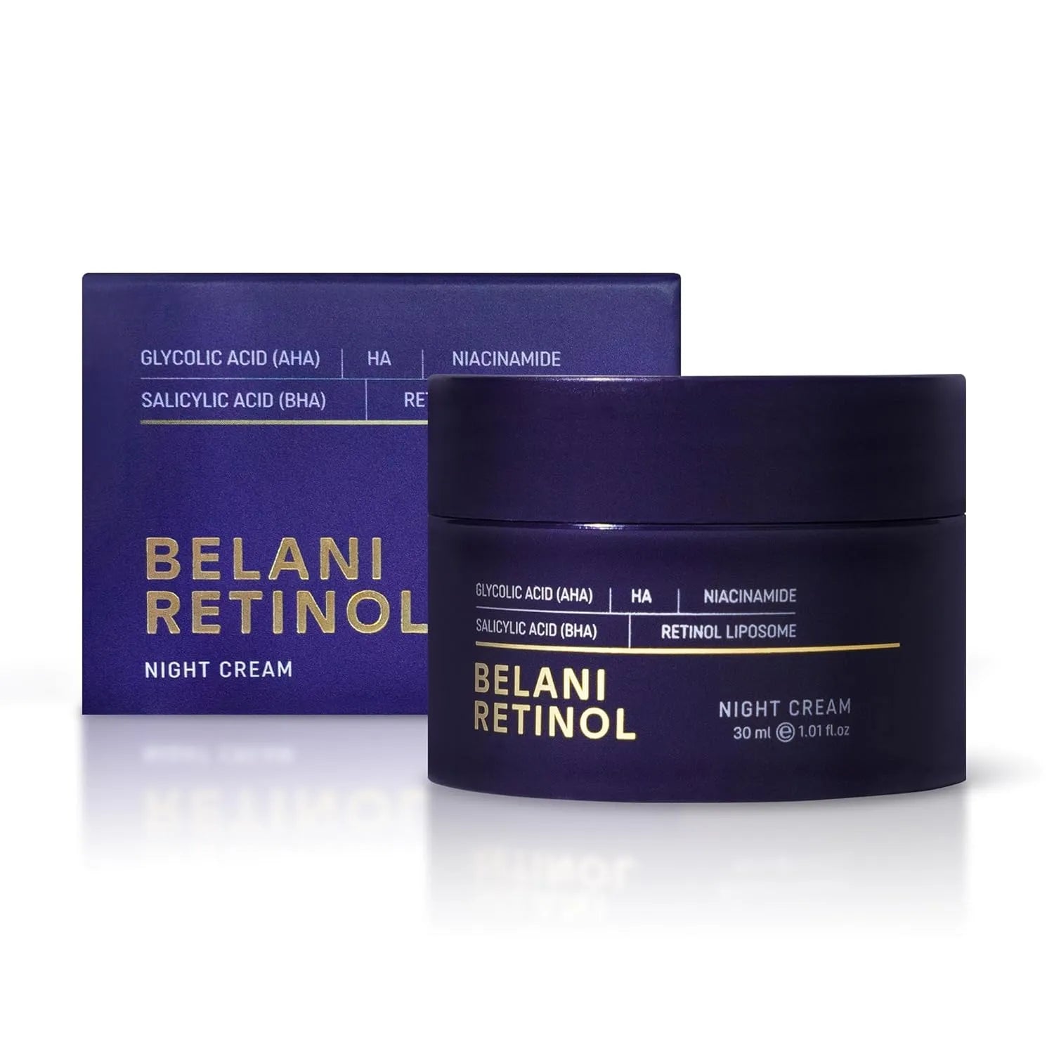 Belani Retinol Face Cream - Advanced Anti-Aging Night Moisturizer