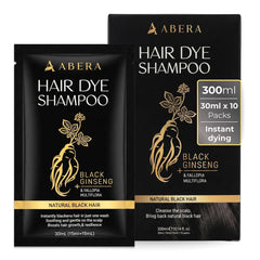 ABERA Instant Hair Dye Shampoo - 10 Packs