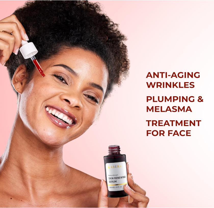 ABERA Renewing Saffron Serum, Melasma Treatment For Face